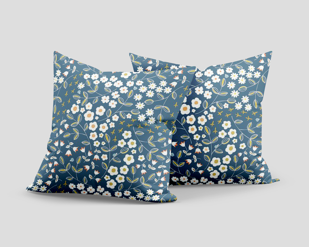 3D Printed Floral Cushion/ Throw pillow cover
