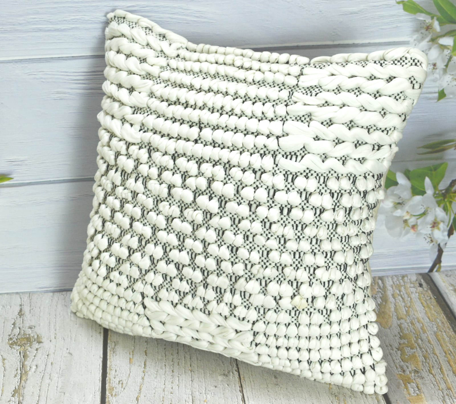 Handwoven Cushion Cover/Outdoor Cushion Cover/ Chair Cushion cover/Throw pillow cover/ Handmade Boho Design/Mud Cloth Cushion Cover